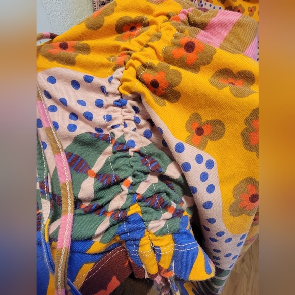 Patterned Rusche drawstring dress - Picture 5 of 6